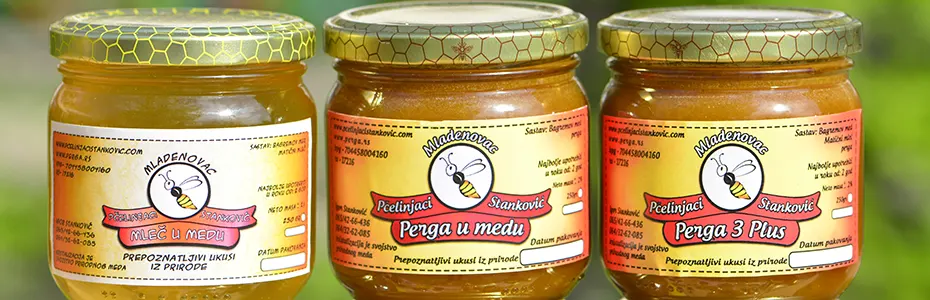 3 kombinacije mesavina sa pergom i medom i matičnim mlečom - Pčelinjaci Stanković Mladenovac 